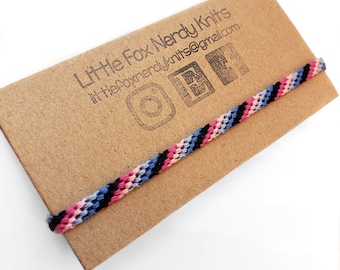 Sunrise Friendship Bracelet - Handmade Woven Anklet
