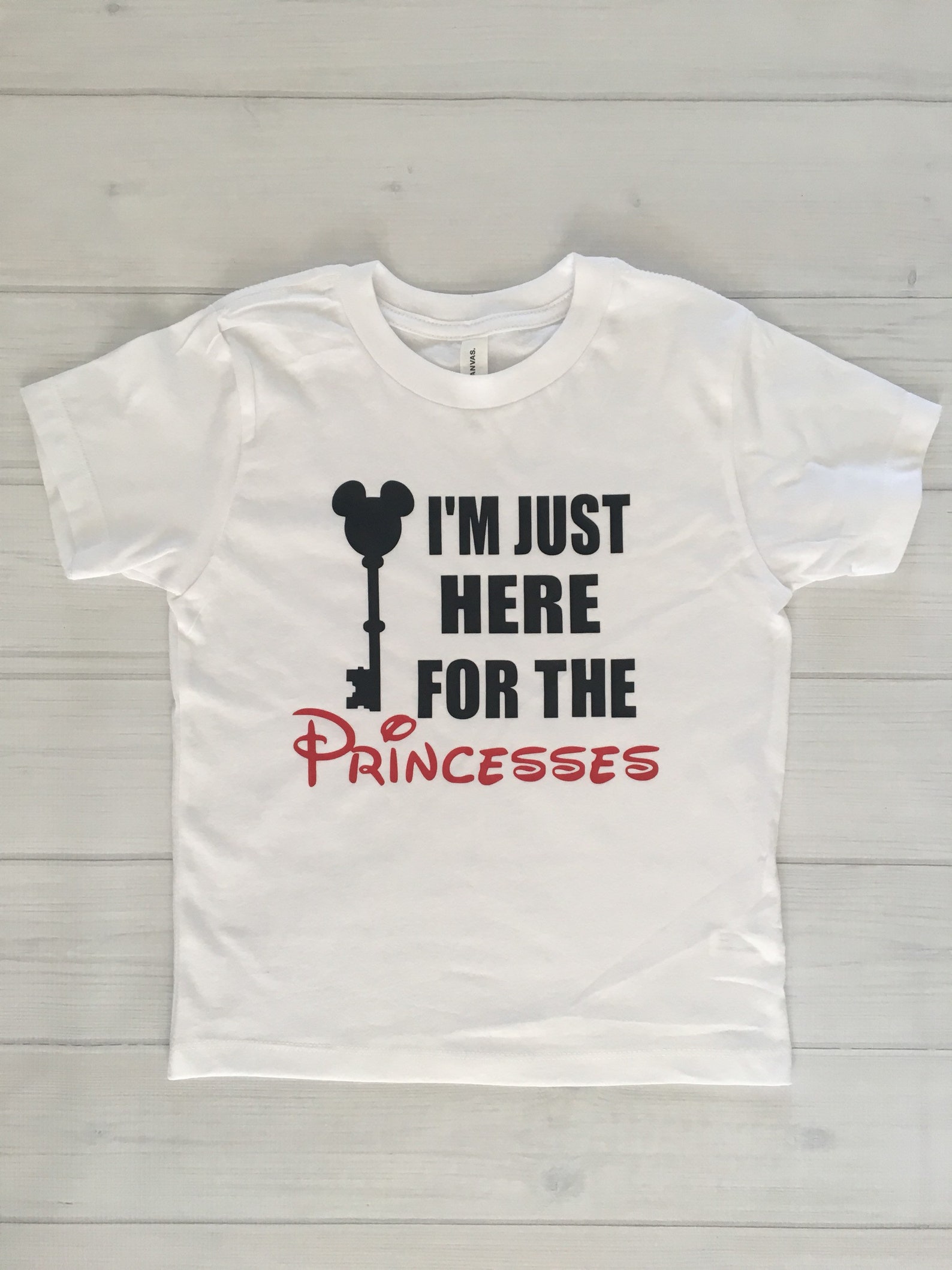 I'm Just Here for the Princesses Shirt - Etsy