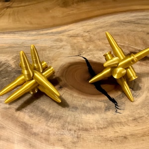 Bullet Burr Puzzle Combo set- 2 Puzzles - six interlocking .308 Winchester rounds each, 3D printed, Bullet Burr Puzzle 1 and harder Puzzle 3