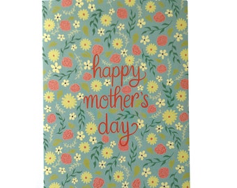 Mother's Day Floral Card | Happy Mother's Day Meadow | Field of Tiny Flowers Mother's Day Card