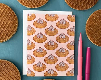 Waffles Note Card