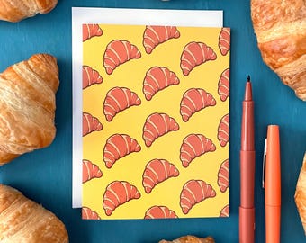 Croissants Note Card