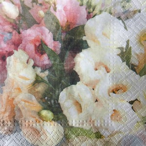 Paper Napkins For Decoupage Roses Napkins Set 4 Watercolor Roses Napkins