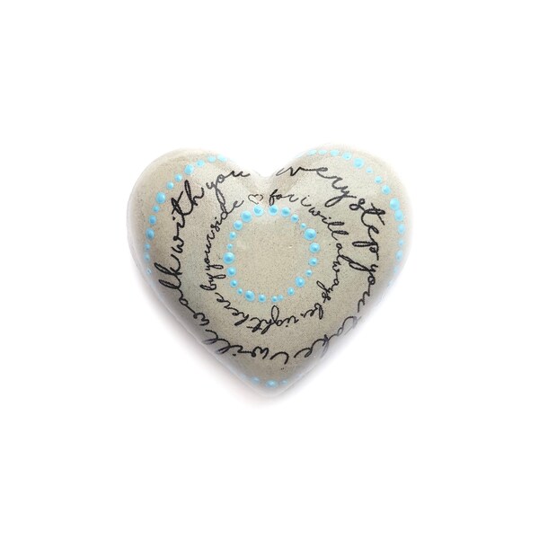 personalised memorial pebble - remembering a loved one - personalised memorial stone - my love for you collection - PM002