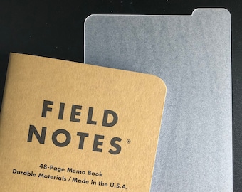 Pencil board for FIELD NOTES insert holds your sticky notes and provides a writing surface. Get yours here.