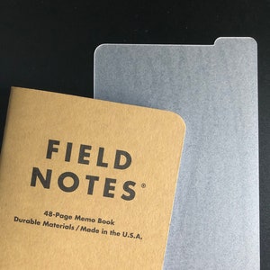 Pencil board for FIELD NOTES insert holds your sticky notes and provides a writing surface. Get yours here. image 1