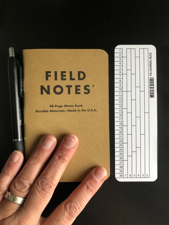 Buy Bullet Journaling Ruler for FIELD NOTES Makes Layouts Faster