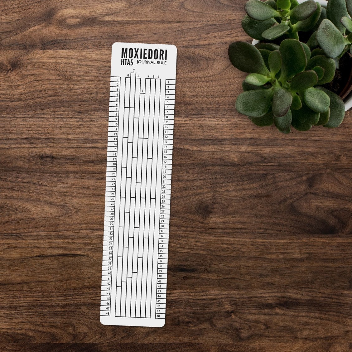 B5 Bullet Journaling Ruler Counts Boxes and Divides Your B5 Bujo Page.  Exclusively Over Here. -  Israel
