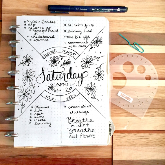 Compass Protractor™ Bullet Journaling Stencil Makes Perfect -  Denmark