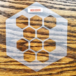 Honeycomb Hexagon bullet journaling stencil creates fun layouts. Hop over here to get it. image 4