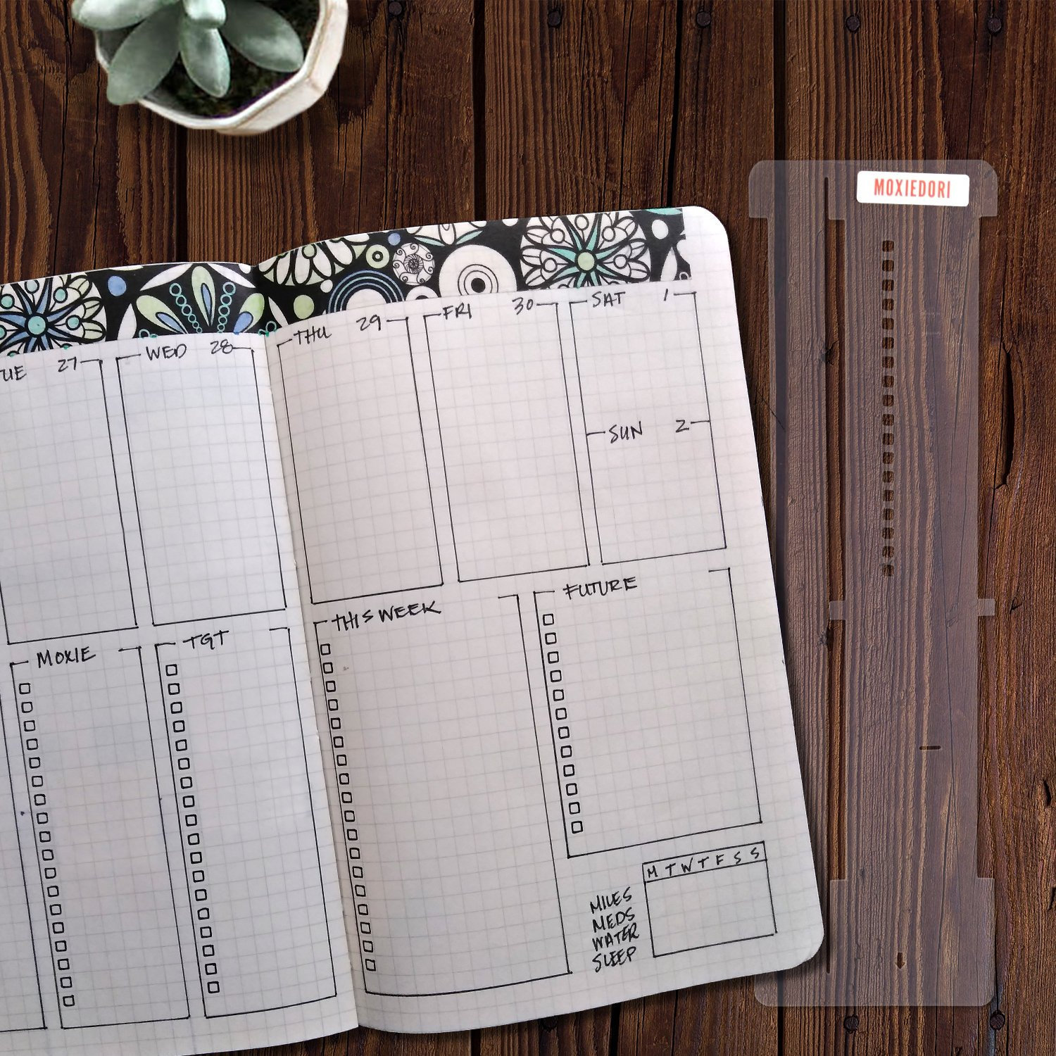 stationery, weekly spread and bullet journal - image #6847471 on