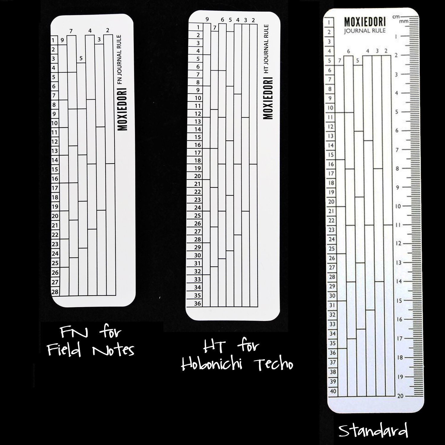 A5 Bullet Journaling Ruler Counts Boxes and Divides Your A5 Bujo