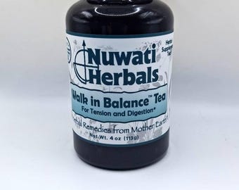 Té de hierbas "Walk in Balance" de Nuwati Herbals, 113 g (hojas sueltas) - Nuevo y sellado