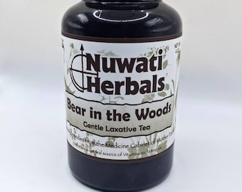"Nuwati Herbals 4 Unze ""Bär in den Wäldern"" Kräutertee Lose Blatt - Neu versiegelt."