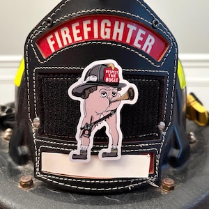 Respect The Bugles - Firefighter Sticker Helmet Decal