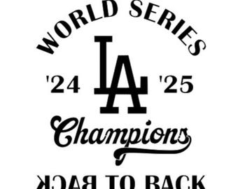Los Angeles Decal, LA Decal, LA Palm Tree Decal, I love LA, Los Angeles, decals, 2025 world series, world series champions