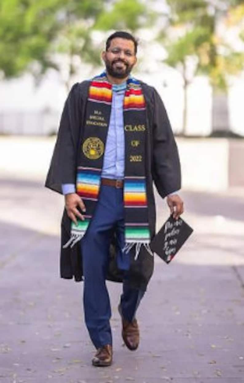 Graduation Robe Items Sashes Class of 2026 Graduation Serape Sash, Graduation Sashes, Personalized ...