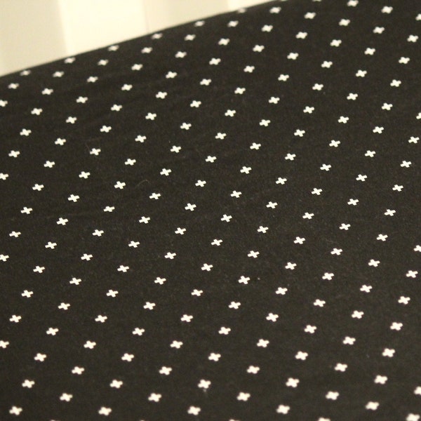 Black Crib Sheet Etsy