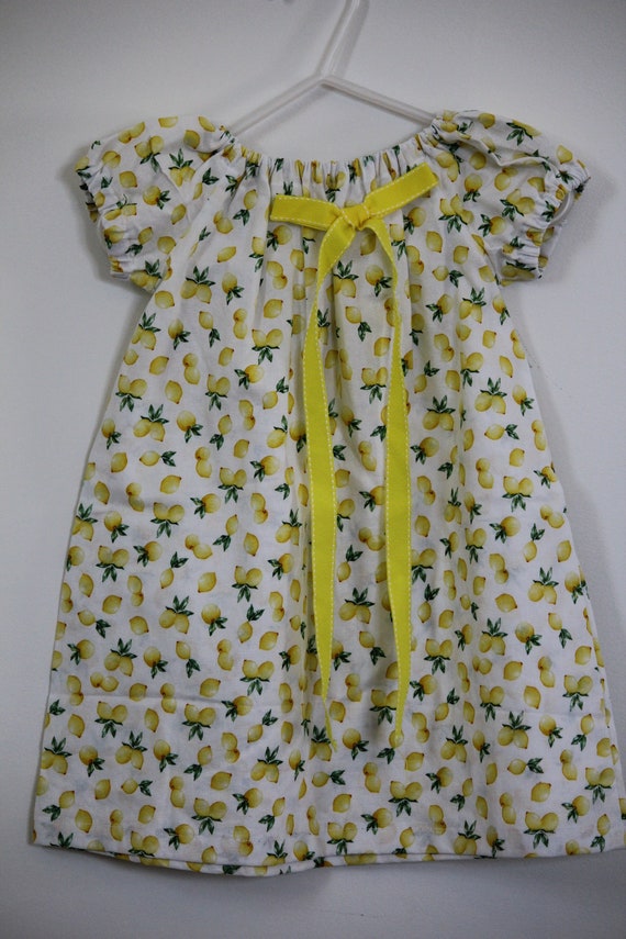 baby girl lemon dress