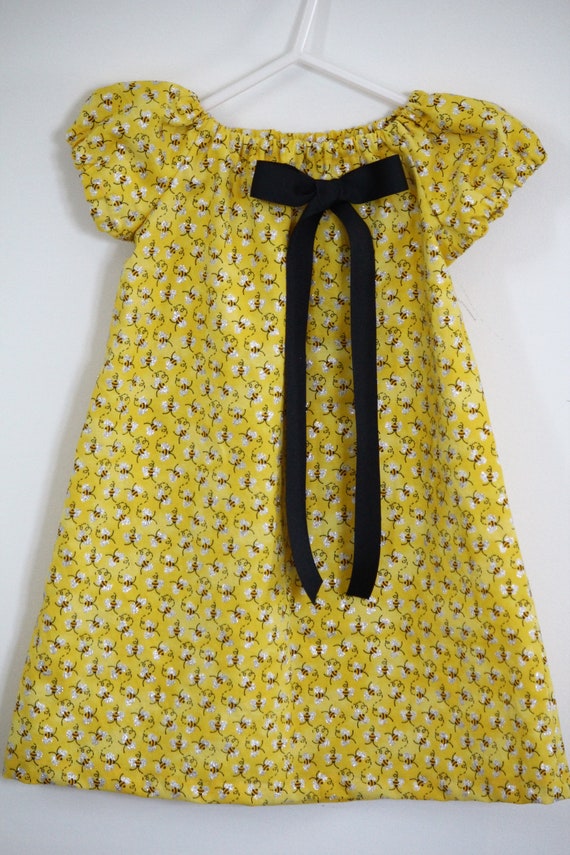 yellow infant easter dress