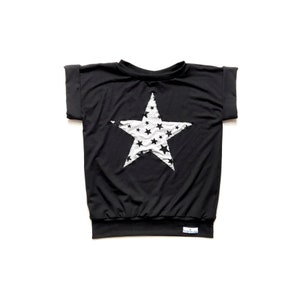 BAMBOO Star Drucke T-shirt - Super weiche T-Shirts - Kinder coolt T-Shirts