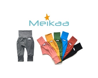 TOUTES LES COULEURS EN BAMBOU Harem Swaggers, Pantalon évolutif, Growing Pants, grow with me pants, Pantalon évolution, Pantalon évolutif, pantalons pour enfants