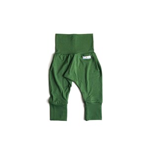 Groene BAMBOE Harem Swaggers, Evolutieve broek, Groeiende Broek, grow with me broek, Pantalon évolution, Pantalon évolutif, kinderbroek