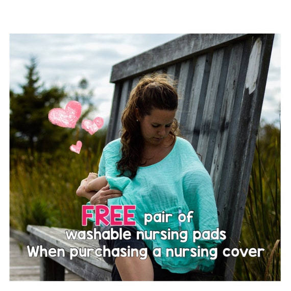FREE BREAST PADS breathable Breastfeeding Cover Nursing Cover