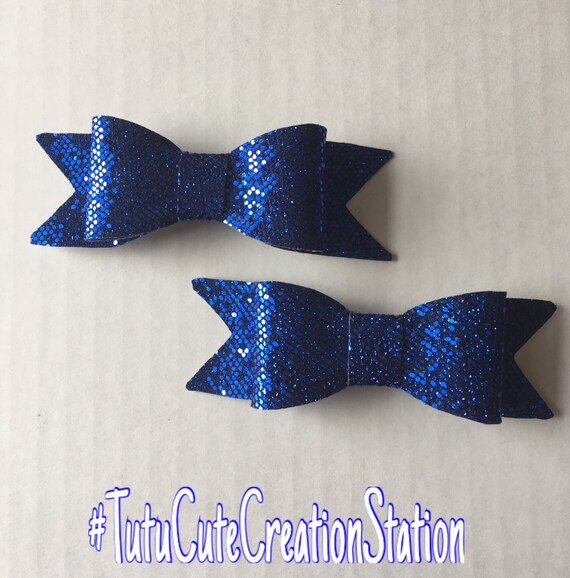 Fatto a mano 4/" Arcobaleno Glitter per Capelli con Fiocco su una clip