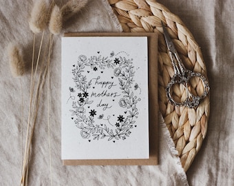 Mothers Day Plantable Seed Card, Happy Mothers Day, Mum Card, Card for Mum, Mothering Sunday, Mothers Day Gift, Gift For Mum, Eco Friendly