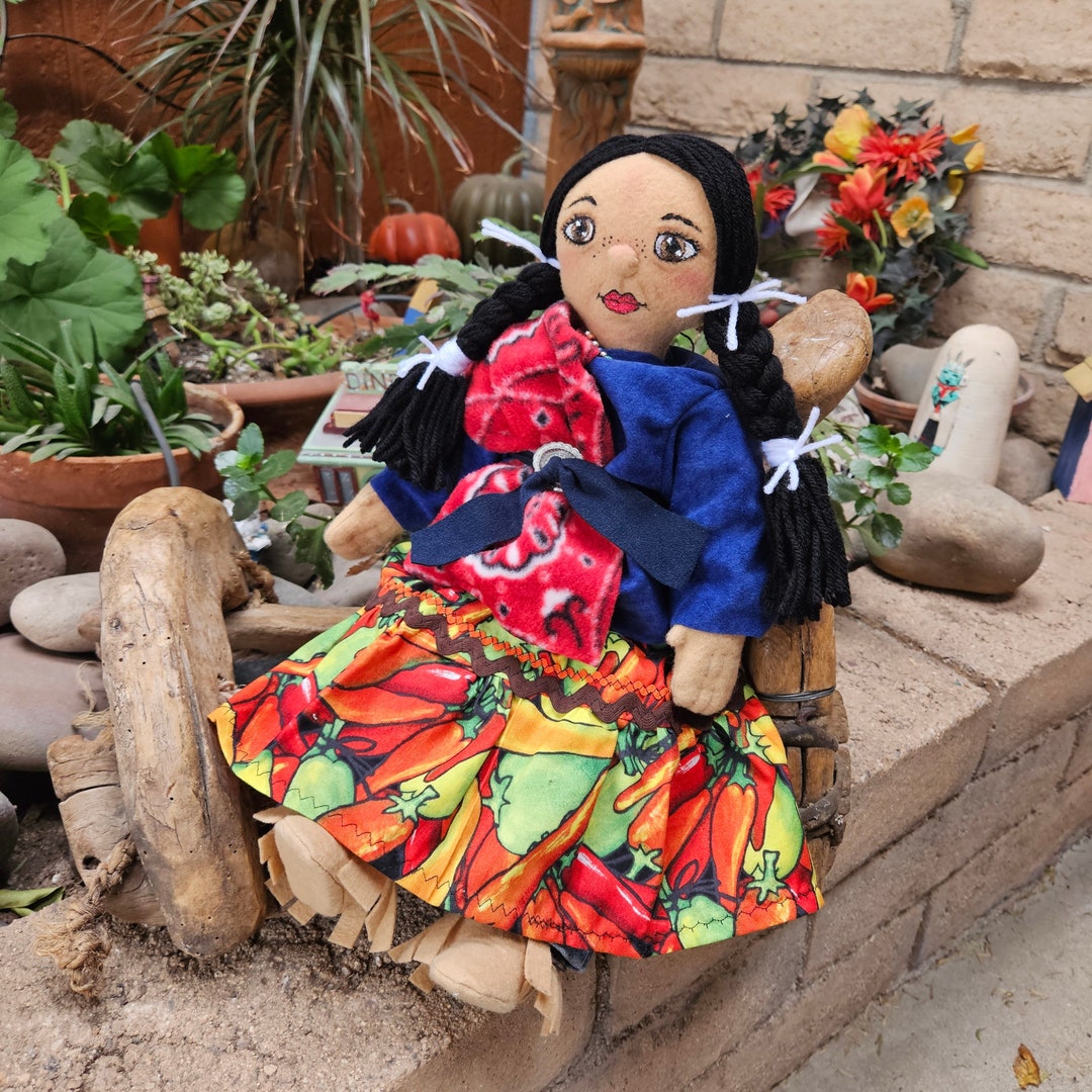 Doll, Native American Rag Doll, Felt Doll, Girl/boy Doll, Cloth Doll ...