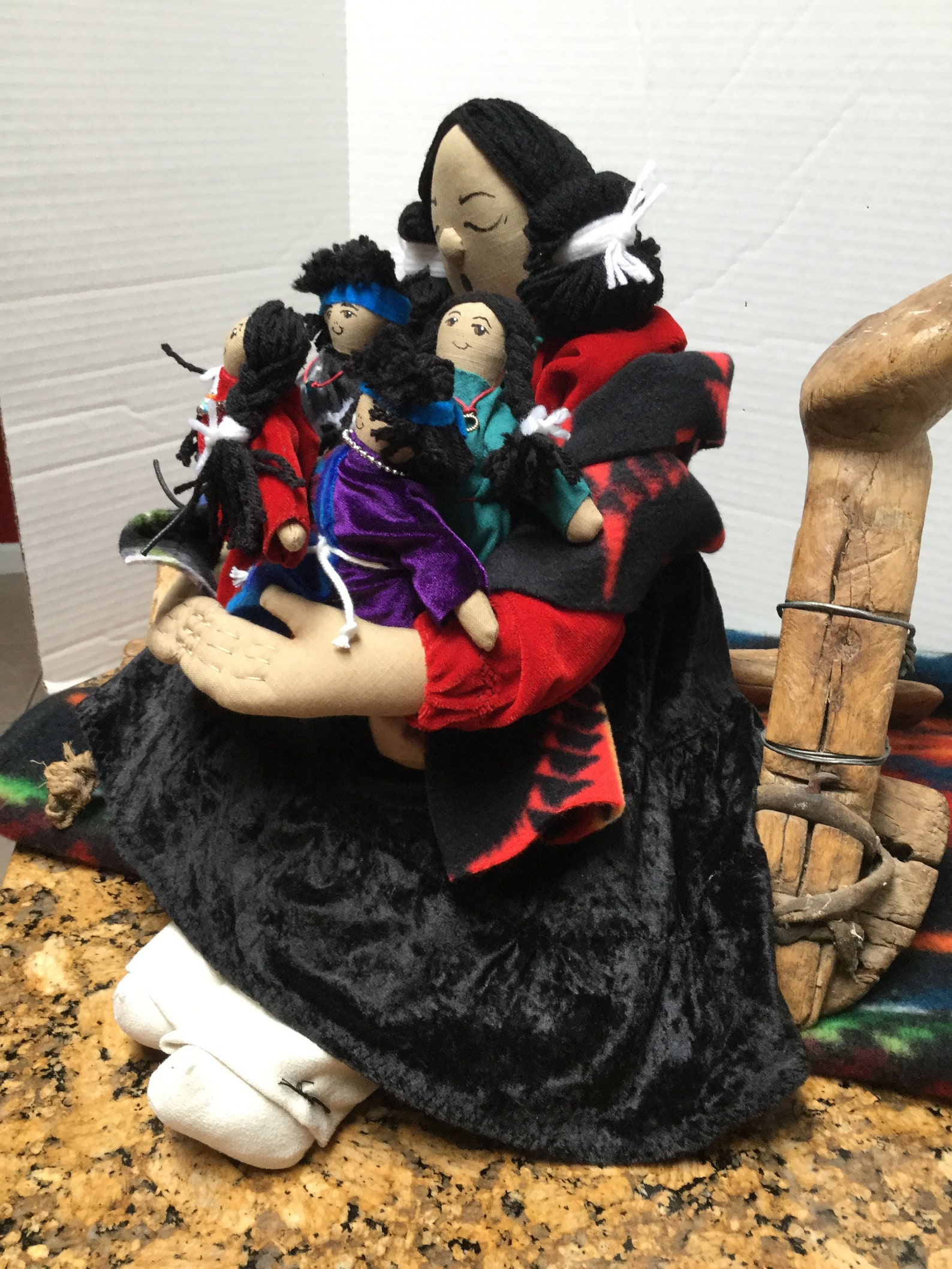 Native American Story Teller Dolls Cloth storyteller Hopi Etsy