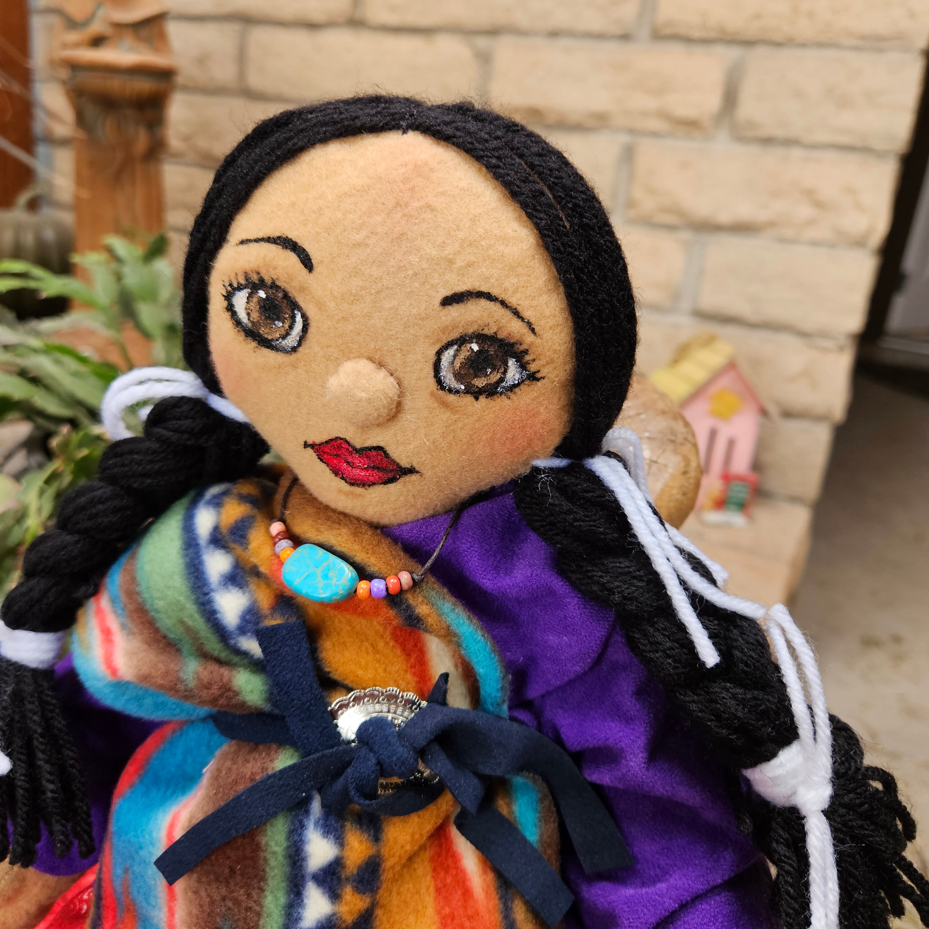 Native American Rag Doll, Felt Doll, Girl Doll, Cloth Doll, Rag Doll ...