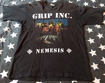 Grip inc nemesis japan tour 1997 vintage official merch thrash metal slayer testament soulfly anthrax overkill