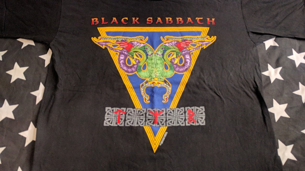 Black Sabbath Tyr Tour 1990 Heavy Metal 