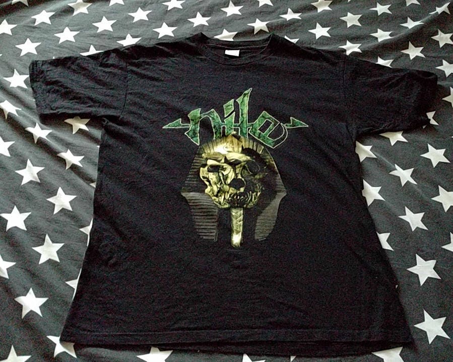 Nile In Their Darkened Shrines T-Shirt | escapeauthority.com