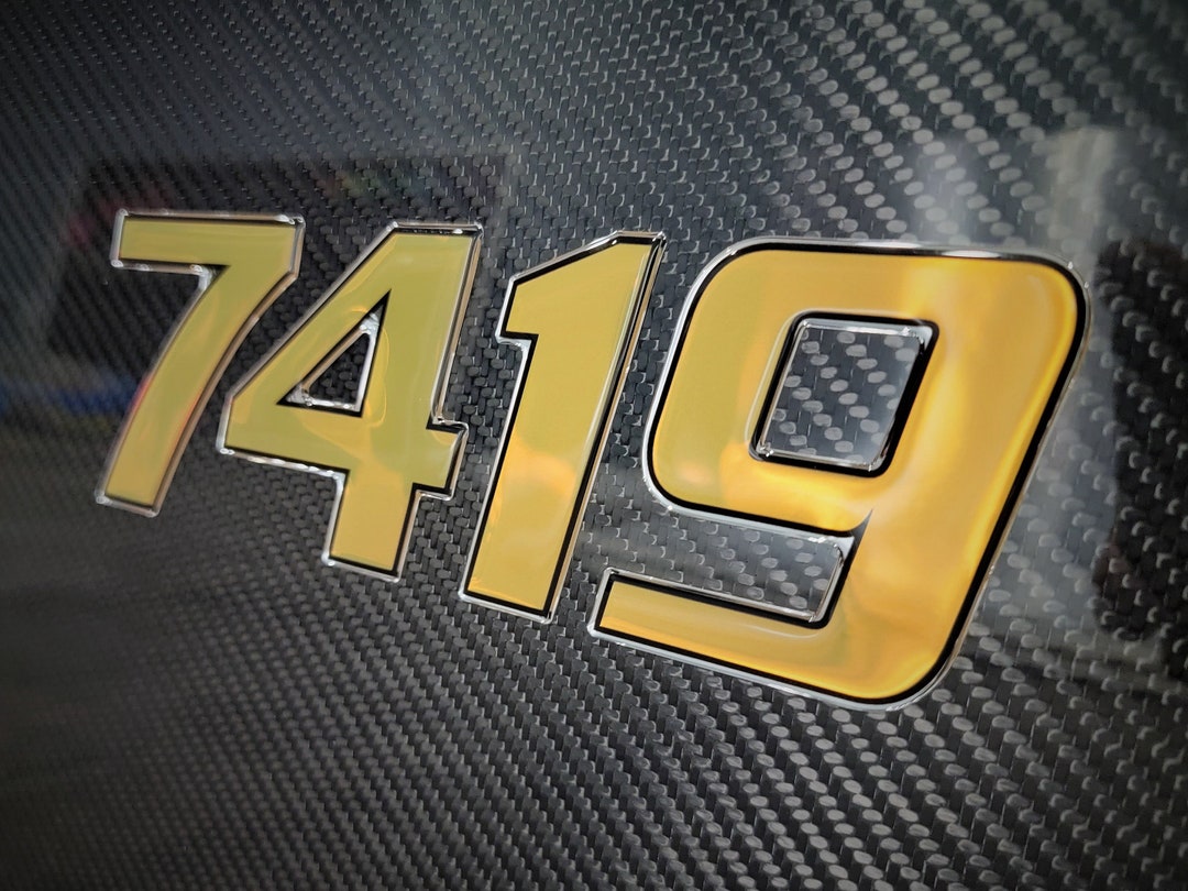 Boat Registration Numbers Domed Decals Stickers Set Gold Etsy