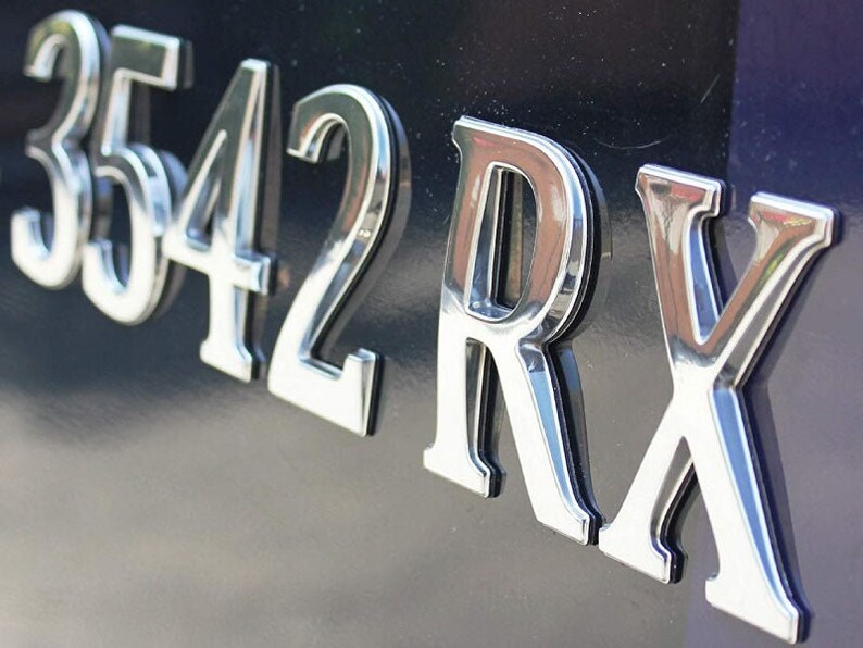 Boat Registration Numbers Domed Decals Stickers set Pontoon Etsy
