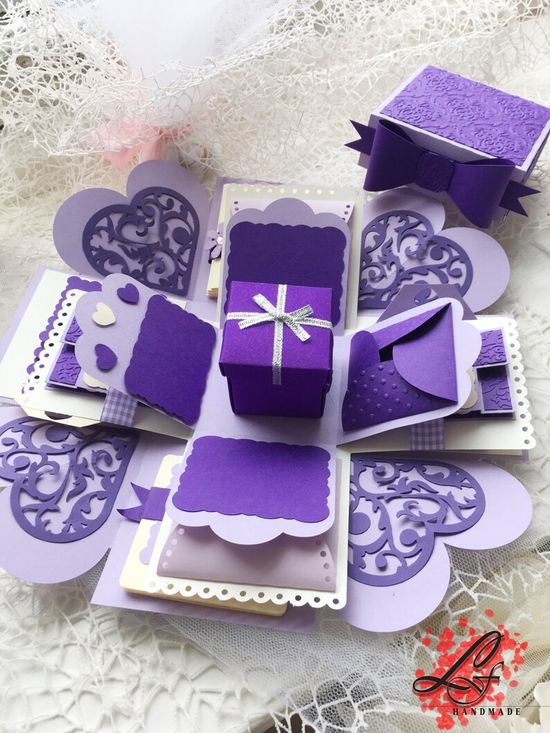Explosion Photo Box Perfect gift for Anniversary/ Valentines Etsy