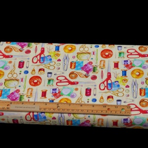 1/2 Yard Sew Scattered by Kate Ward Thacker for Springs Creative 100% Premium Cotton Fabric CP # 70728