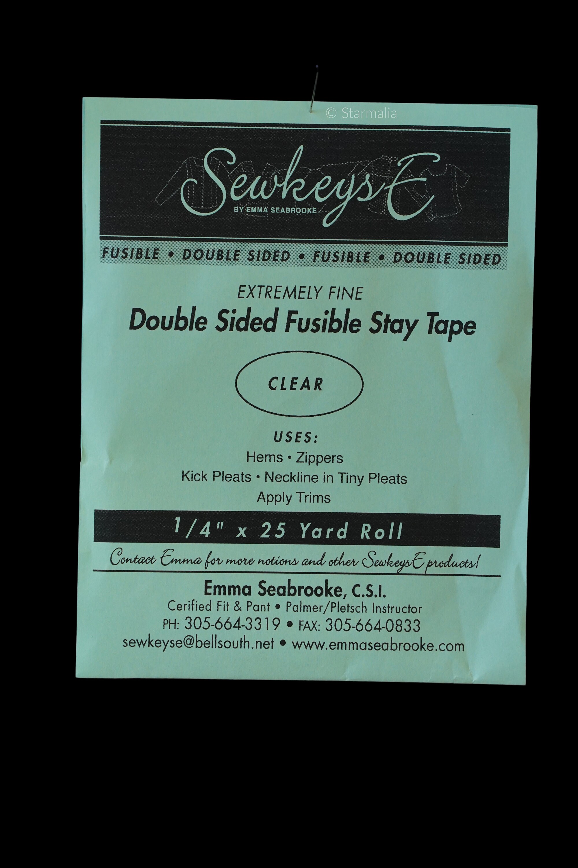 Fusible Knit Stay Tape 1/2 Extremely Fine