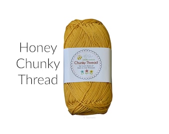 Honey Chunky Thread by Lori Holt of Bee in my Bonnet, 100% Cotton, 50 gram skein, 140 yards/128 meters STCT-11548