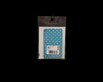 Needle Carry Card by Emma Creation #18 Aqua Polka Dot EMA-7