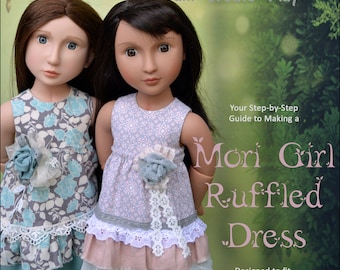 Mori Girl Ruffled Dress designed to fit A Girl for All Time® dolls