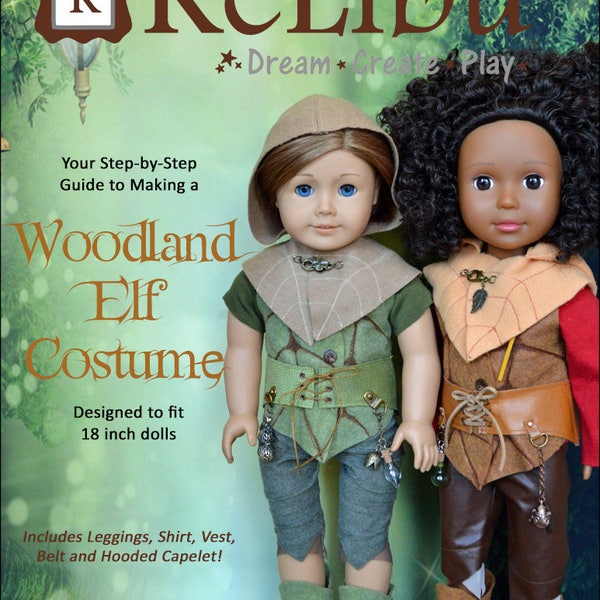 Woodland Elf Costume for 18 inch dolls