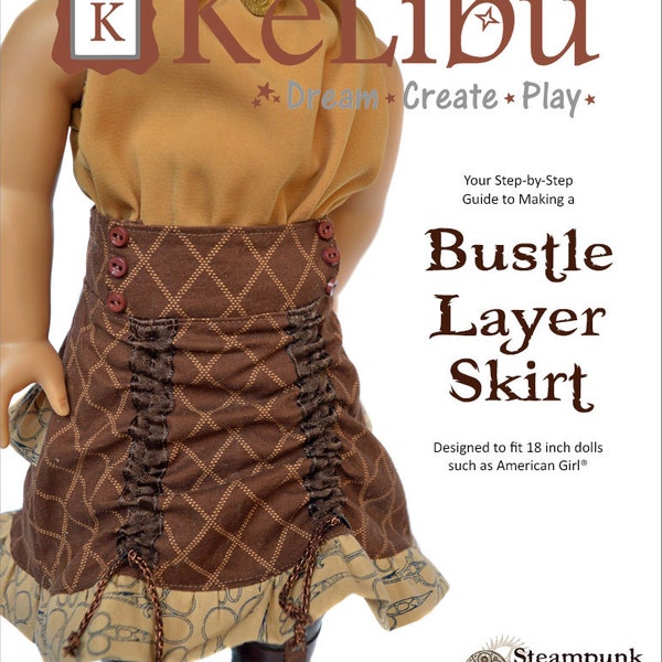 Bustle Layer Skirt for 18 inch dolls