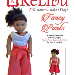 Doll Pants Sewing Pattern, Fits 18 Inch Dolls, Digital PDF Instant Download