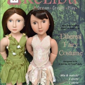 Fairy Costume for Dolls Sewing Pattern, Fits A Girl for All Time® Dolls, Digital PDF Instant Download
