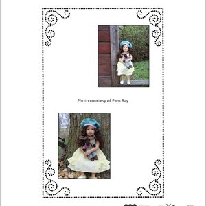 Beret Doll Clothes Pattern for 16 to 20 Inch Sim Dolls PDF image 5