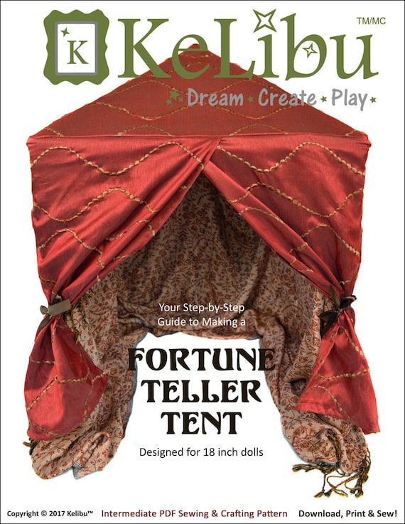 Fortune Teller Tent for 18 Inch Dolls Etsy